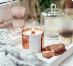 Divine Lights Scented Jar Candle